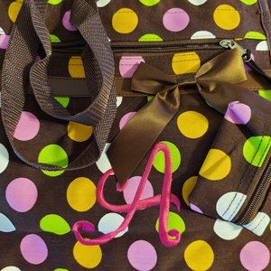 ORGANIZER MEDIUM SIZE/BRAND NEW/COLLAPSIBLE TOTE WITH MONOGRAM/Thirty-One Style